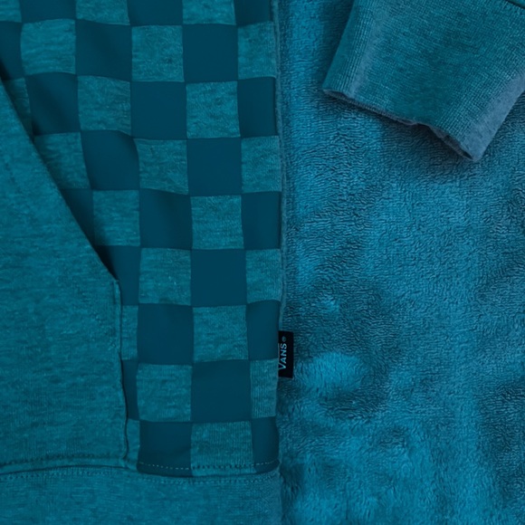 Original Gray Vans Off the Wall Checkered Pullover Hoodie Brand New Condition - Picture 3 of 6